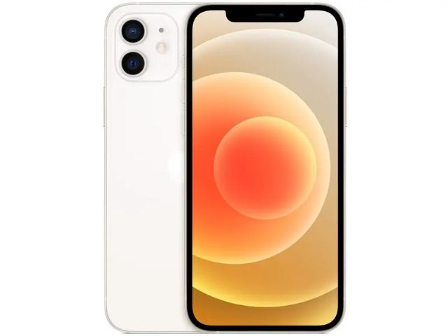 iPhone 12 128GB Branco, foto do próprio aparelho